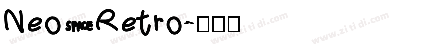 Neo Retro字体转换
